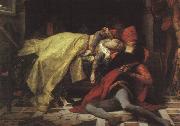 Alexandre Cabanel Der Tod von Francesca da Rimini und Paolo Malatesta USA oil painting artist